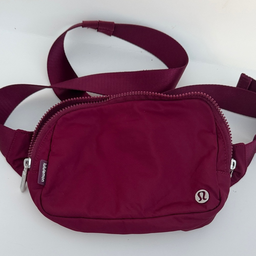 Lululemon Athletica Maroon Travel Belt Bag